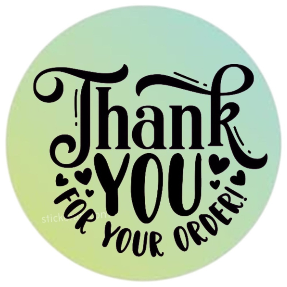 100 Thank You Stickers for poshmark 2 in round  | Shipping Supplies | NWT